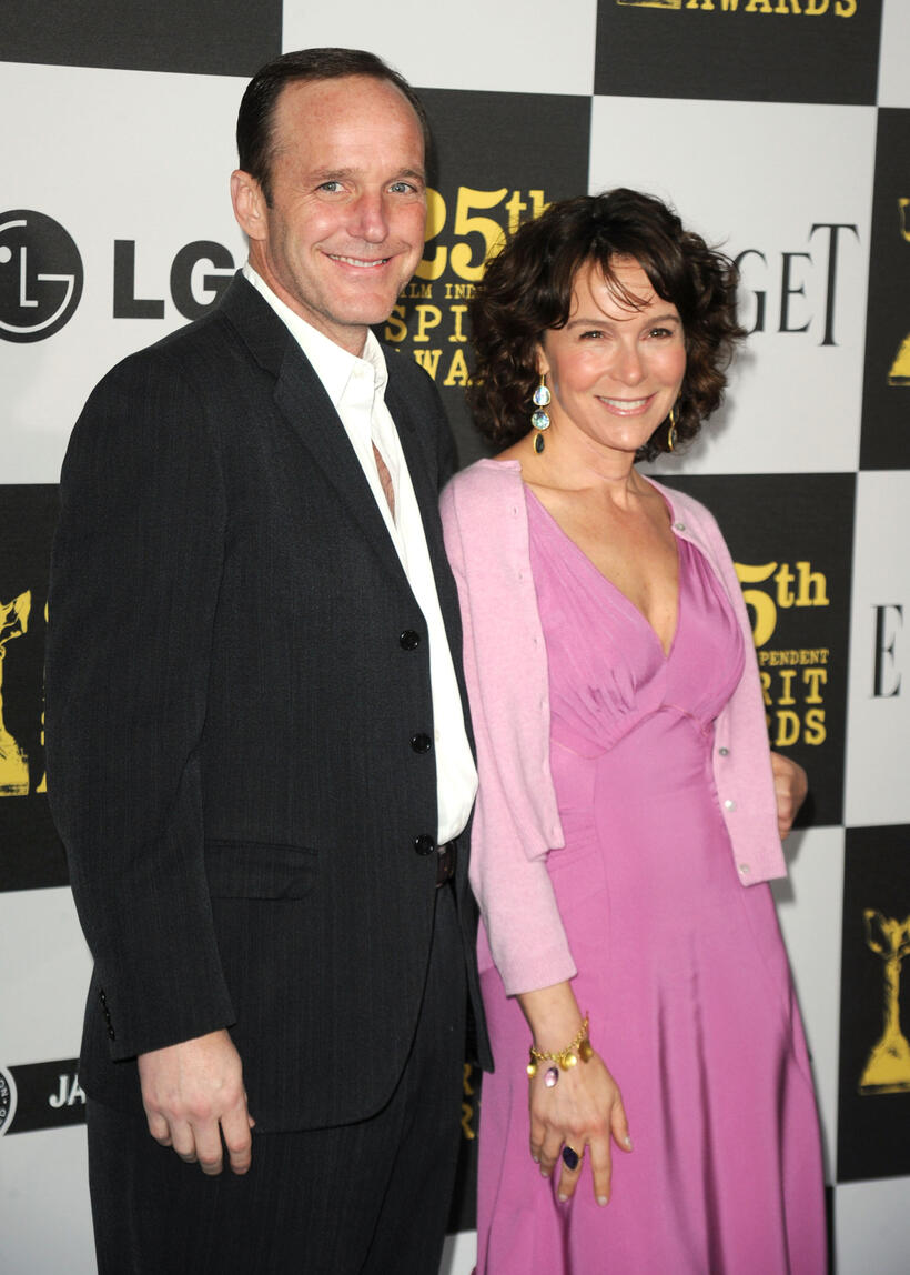 Clark Gregg and Jennifer Grey