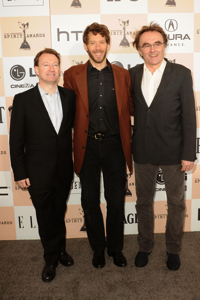 Simon Beaufoy, Aron Ralston and Danny Boyle