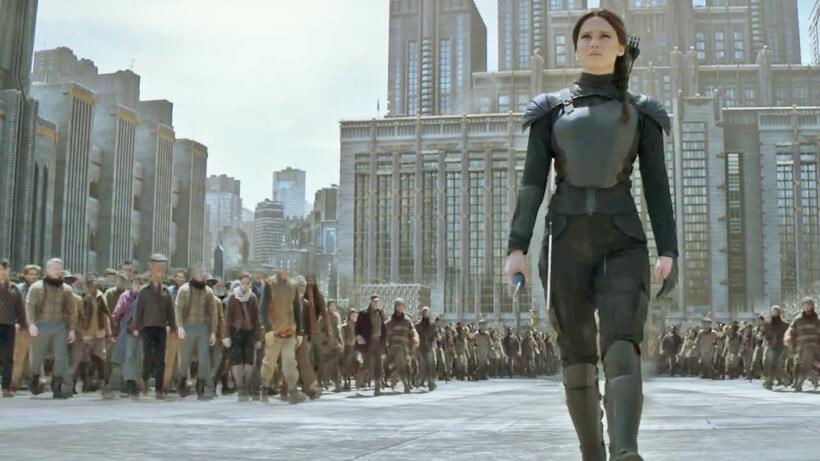 
	Jennifer Lawrence As Katniss Everdeen in 'The Hunger Games: Mockingjay -- Part 2'
