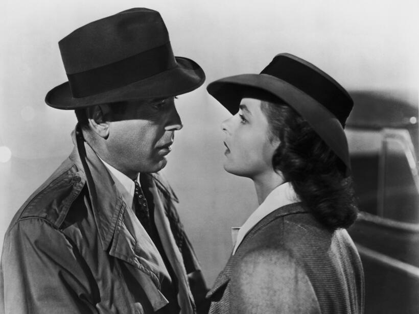 
	Humphrey Bogart and Ingrid Bergman Casablanca
