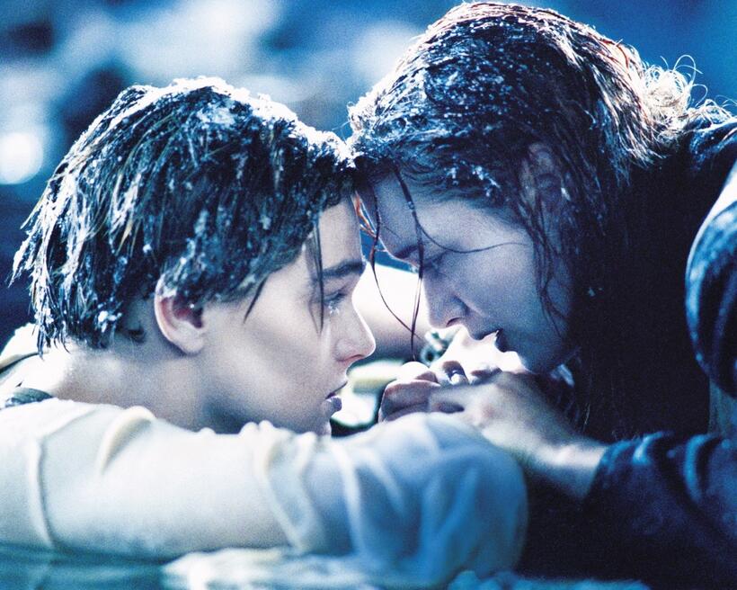 
	Leonardo DiCaprio and Kate Winslet in Titanic
