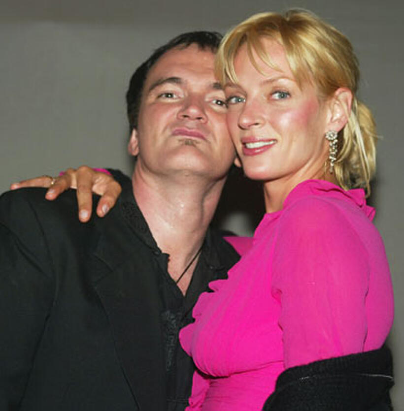 Quentin Tarantino and Uma Thurman