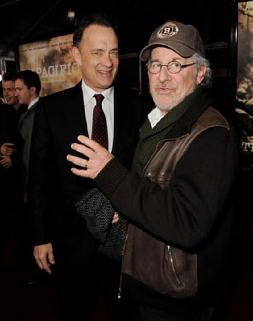 Steven Spielberg and Tom Hanks