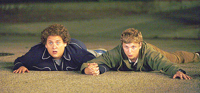 Jonah Hill and Michael Cera in "Superbad"