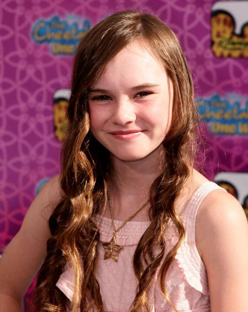 Madeline Carroll at the premiere of "The Cheetah Girls One World."