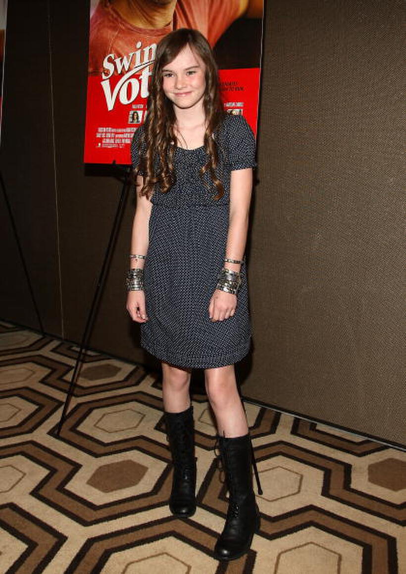 Madeline Carroll at the screening of "Swing Vote."