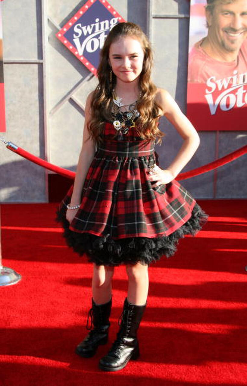 Madeline Carroll at the premiere of "Swing Vote."