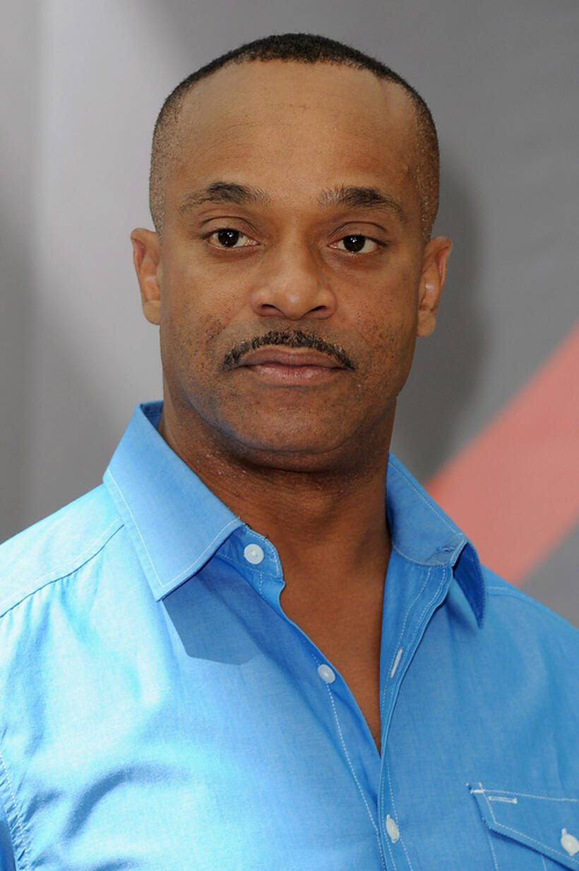 Rocky Carroll at the photocall of "NCIS: Naval Criminal Investigative Service" during the 52nd Monte Carlo TV Festival.