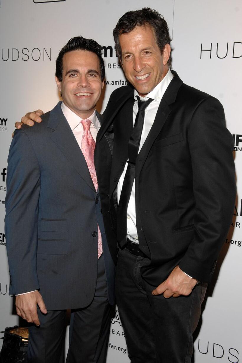 Mario Cantone and Kenneth Cole at the 9th Annual amfAR Honoring With Pride Celebration.