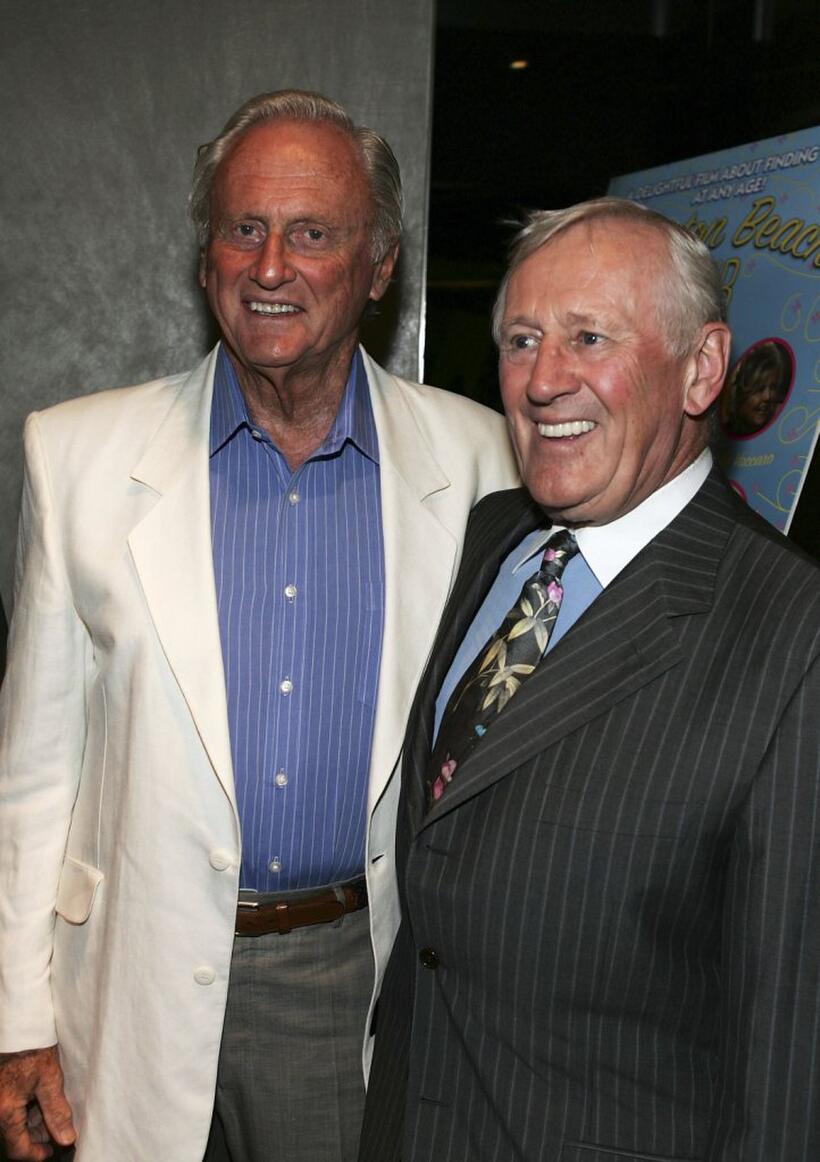 Len Cariou and Samuel Goldwyn Jr. at the premiere for "Boynton Beach Club."