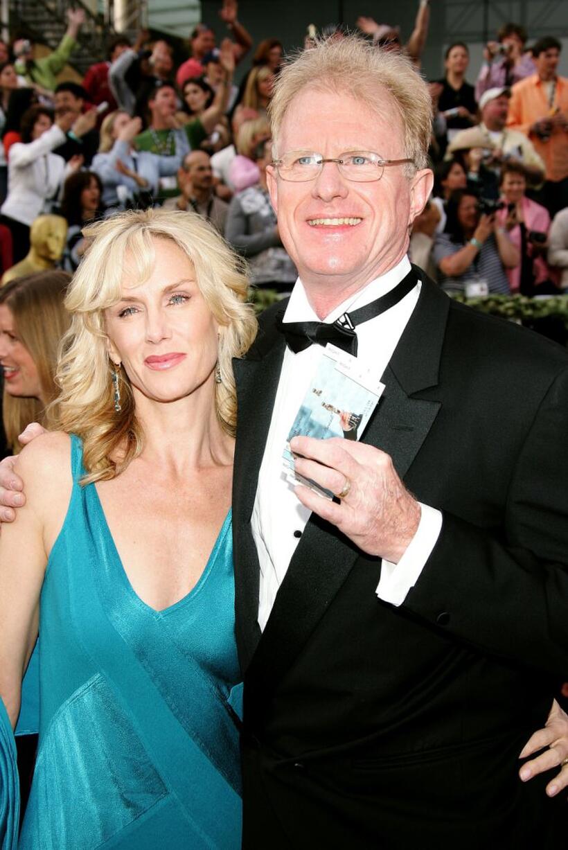 Rachelle Carson and Ed Begley Jr. at the 78th Annual Academy Awards.