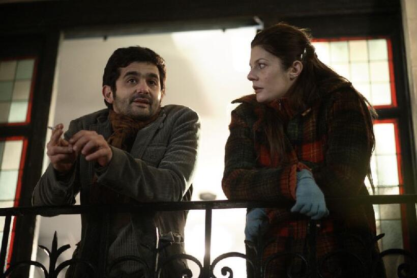Laurent Capelluto as Simon and Chiara Mastroianni as Sylvia in "A Christmas Tale."