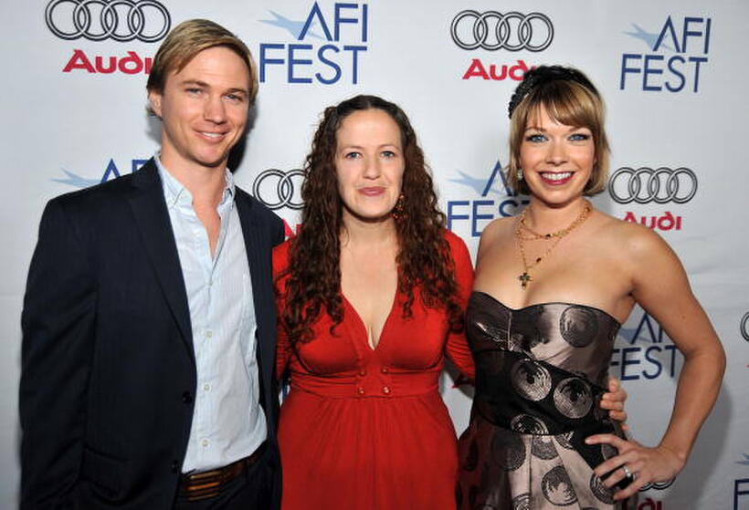 Cy Carter, Mo Perkins and Mary Elizabeth Ellis at the 2008 AFI Fest.