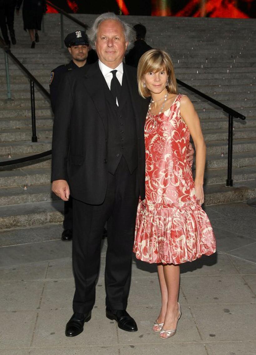 Graydon Carter and Anna Carter at the Vanity Fair party for the 2008 Tribeca Film Festival.