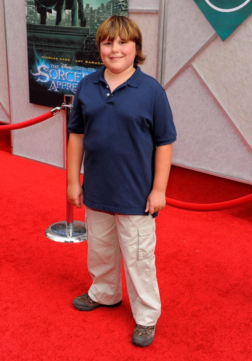 Robert Capron at the premiere of "The Sorcerer's Apprentice."