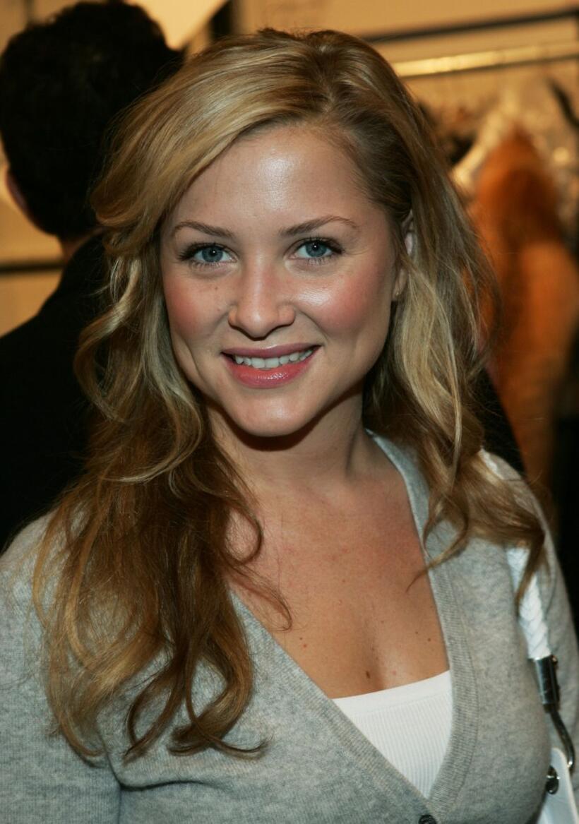 Jessica Capshaw at the Michael Kors Fall 2005 fashion show during the Olympus Fashion week.