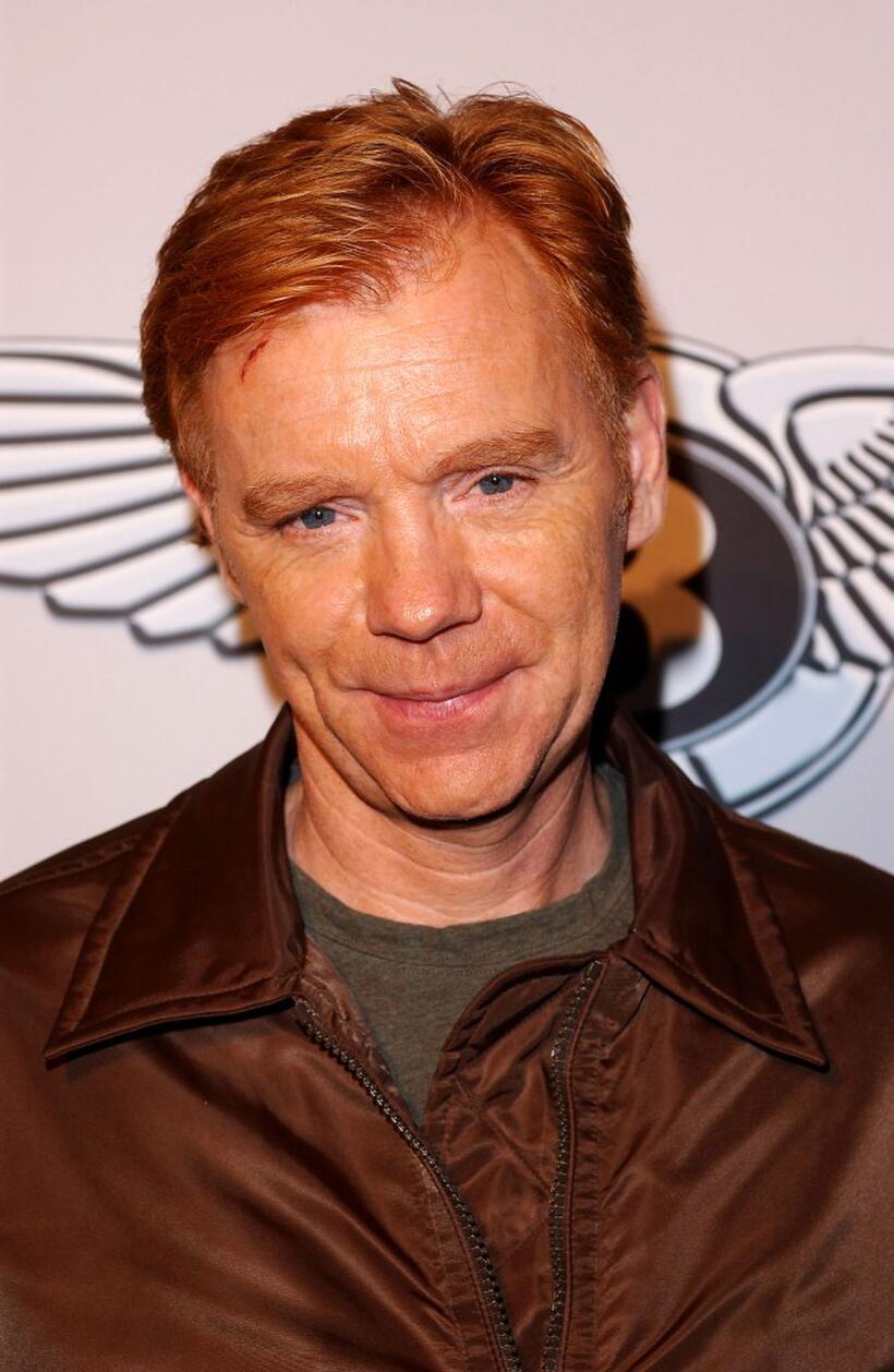David Caruso at the "Pure Anticipation" exhibition launch party at the Gagosian Gallery.