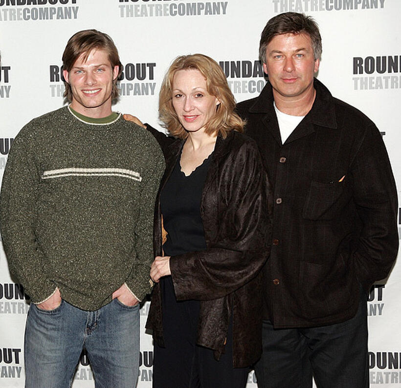 Chris Carmack, Jan Maxwell and Alex Baldwin at the photocall of "Entertaining Mr. Sloane" in New York.
