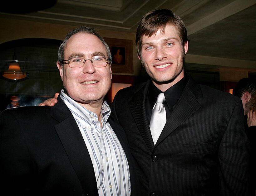 Roundabout theater artistic director Todd Haimes and Chris Carmack at the opening night of "Entertaining Mr. Sloane" in New York.