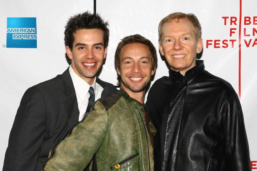 Michael Carbonaro, Jonah Blechman and John Epperson at the premiere of "Another Gay Movie."