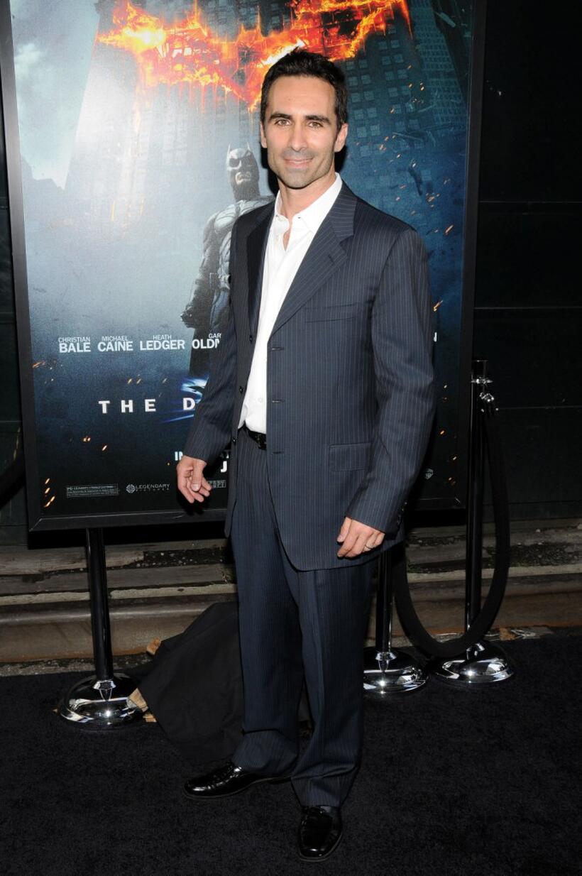 Nestor Carbonell at the world premiere of "The Dark Knight."