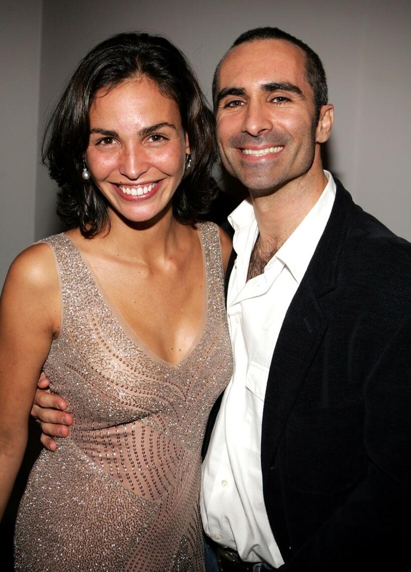 Ines Sastre and Nestor Carbonell at the after party of "The Lost City" during the AFI Fest.