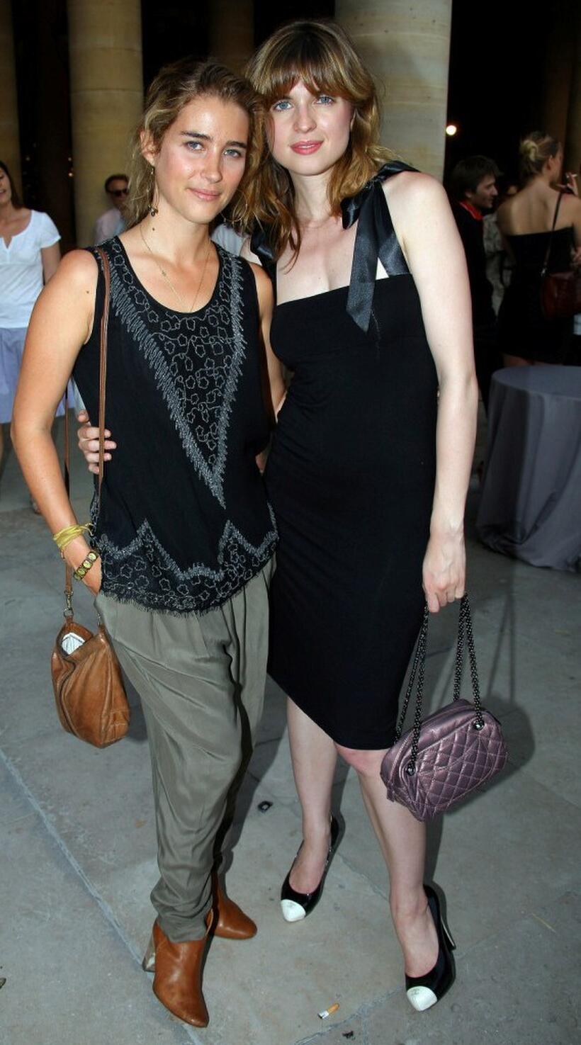 Vahina Giocante and Cecile Cassel at the 25th edition of "La fete du cinema."