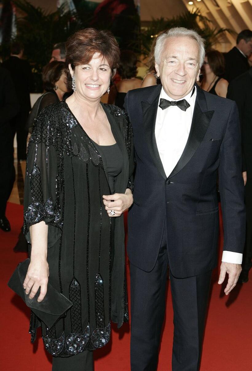 Jean-Pierre Cassel and his wife at the Opening Ceremony dinner at the Palais during the 59th International Cannes Film Festival.