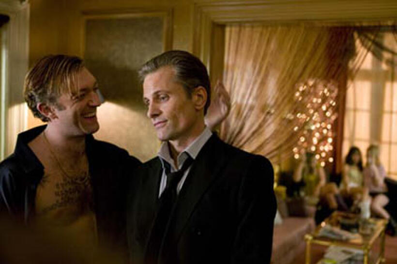 Vincent Cassel and Viggo Mortensen in "Eastern Promises."