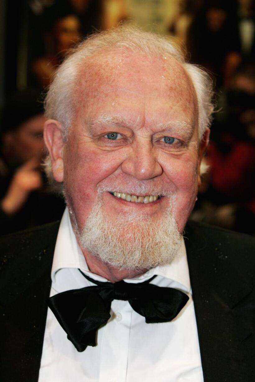 Joss Ackland at the royal premiere of "These Foolish Things".