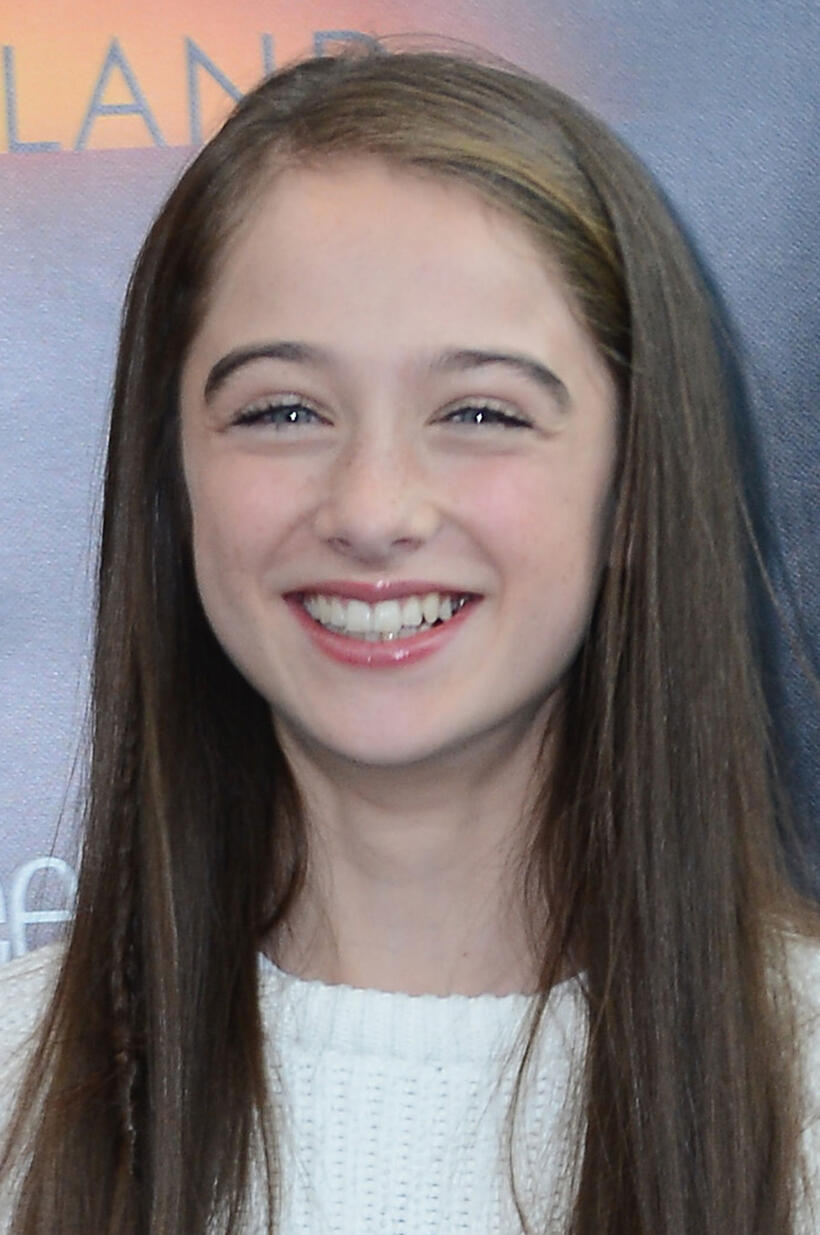 Raffey Cassidy at New York Comic-Con for "Tomorrowland."