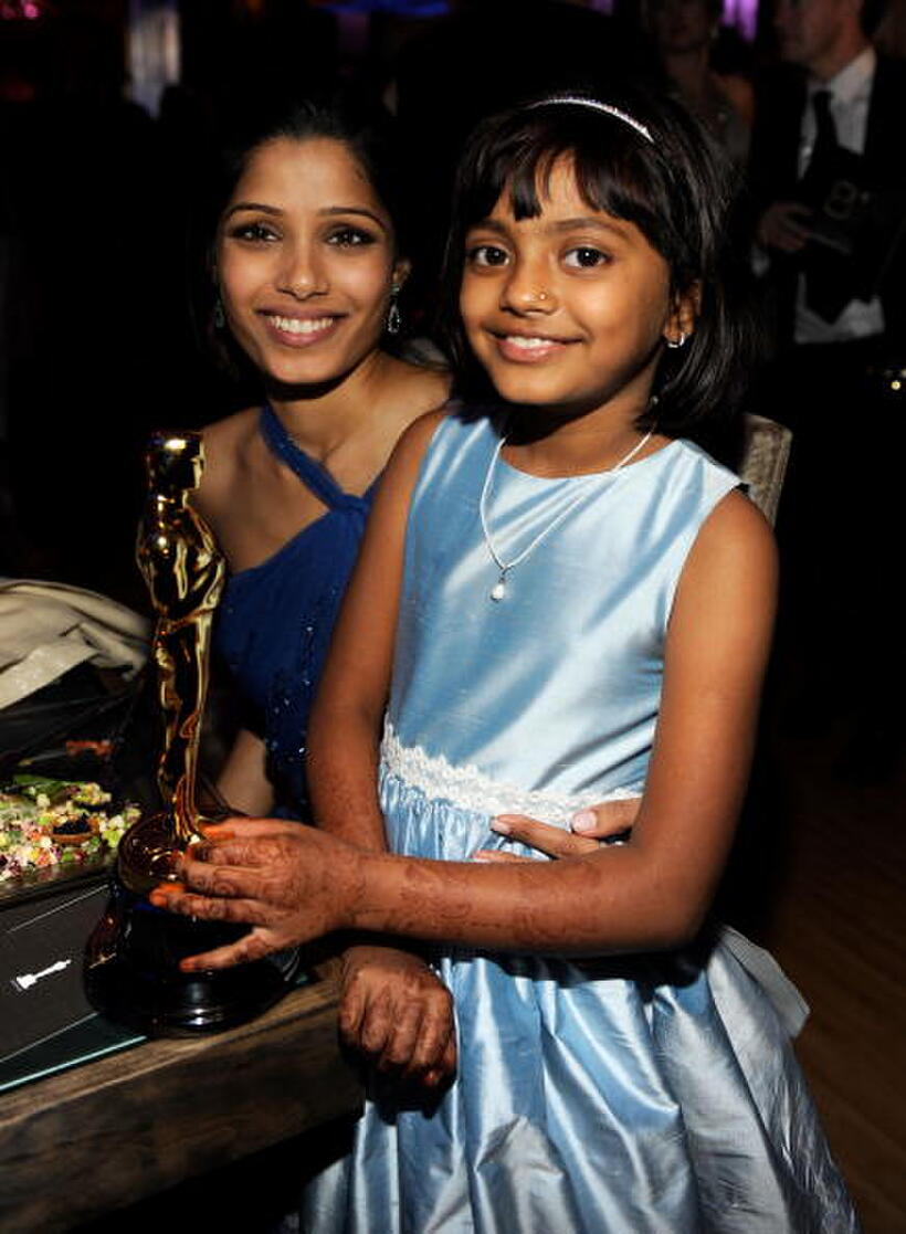 Freida Pinto and Rubina Ali at the 81st Annual Academy Awards.