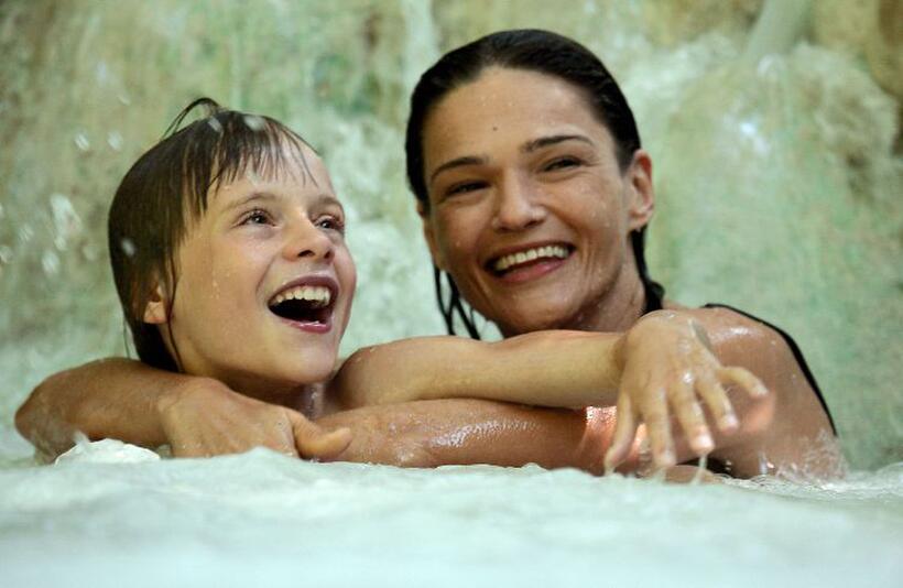 Alice Gautier as Valentine Canvel and Chiara Caselli as Sylvia Canvel in "The Father of My Children."