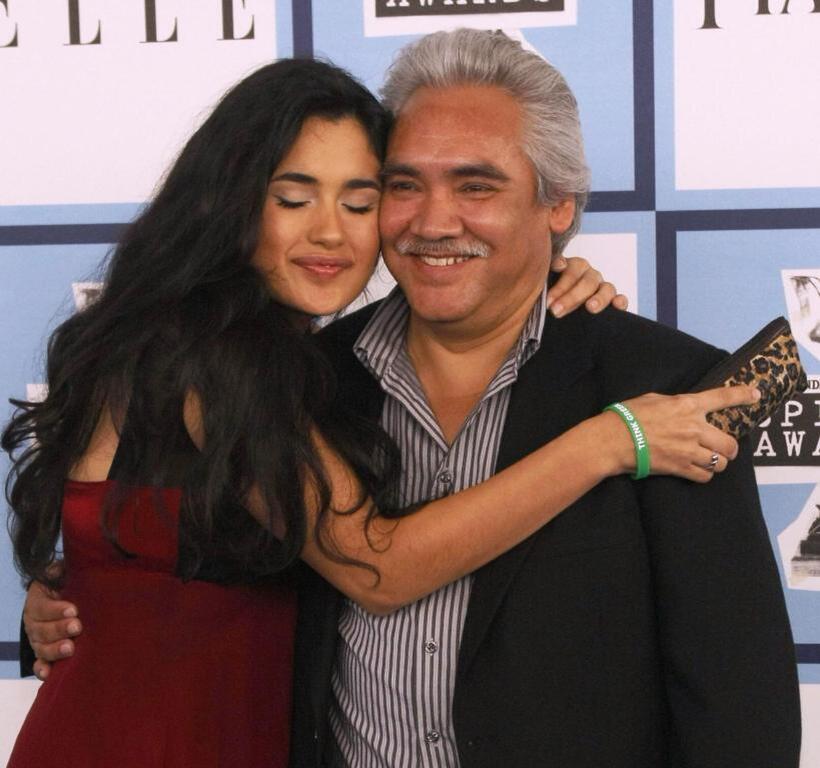 Veronica Loren and Pedro Castaneda at the 2008 Spirit Awards.