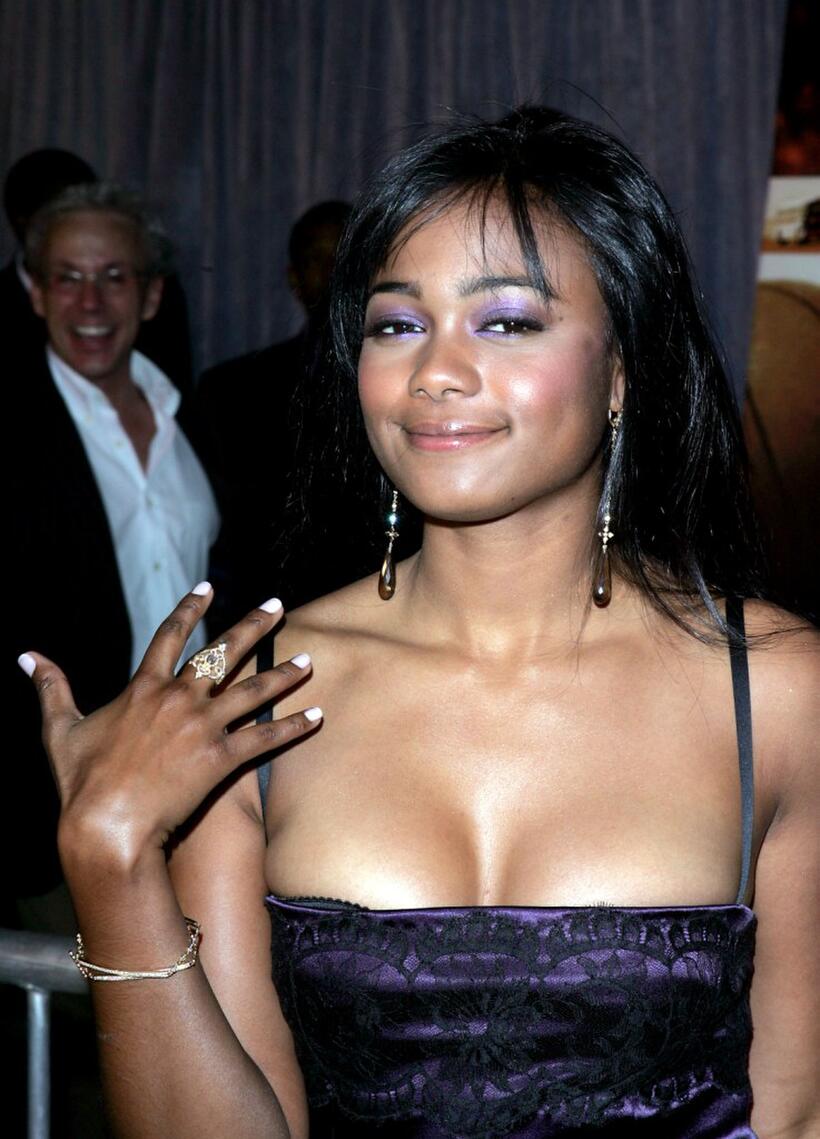 Tatyana Ali at the premiere of "Glory Road."