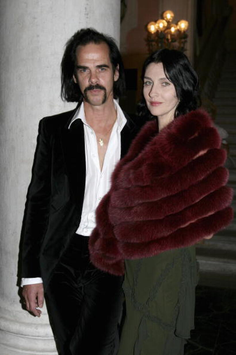 Nick Cave and Susie Bick at the 63rd Venice Film Festival.