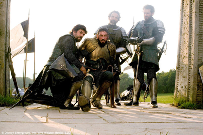 Pierfranceso Favino, Sergio Castellitto, Damian Alcazar and David Bowler in "The Chronicles of Narnia: Prince Caspian."