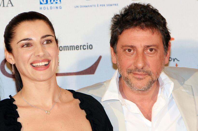 Luisa Ranieri and Sergio Castellitto at the photocall during the Roma FictionFest.
