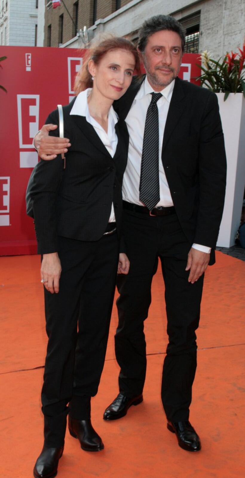 Margaret Mazzantini and Sergio Castellitto at the premiere of "O Professore" during the RomaFictionFest.