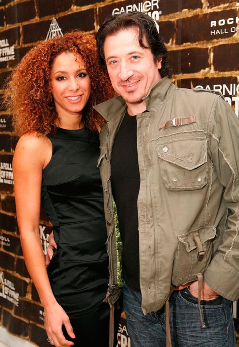 Federico Castelluccio and Guest at the grand opening of the Rock and Roll Hall of Fame ANNEX NYC.