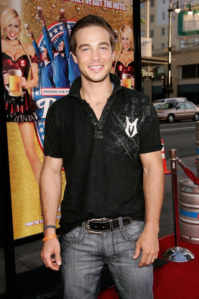 Ryan Carnes at the premiere of "Beerfest."