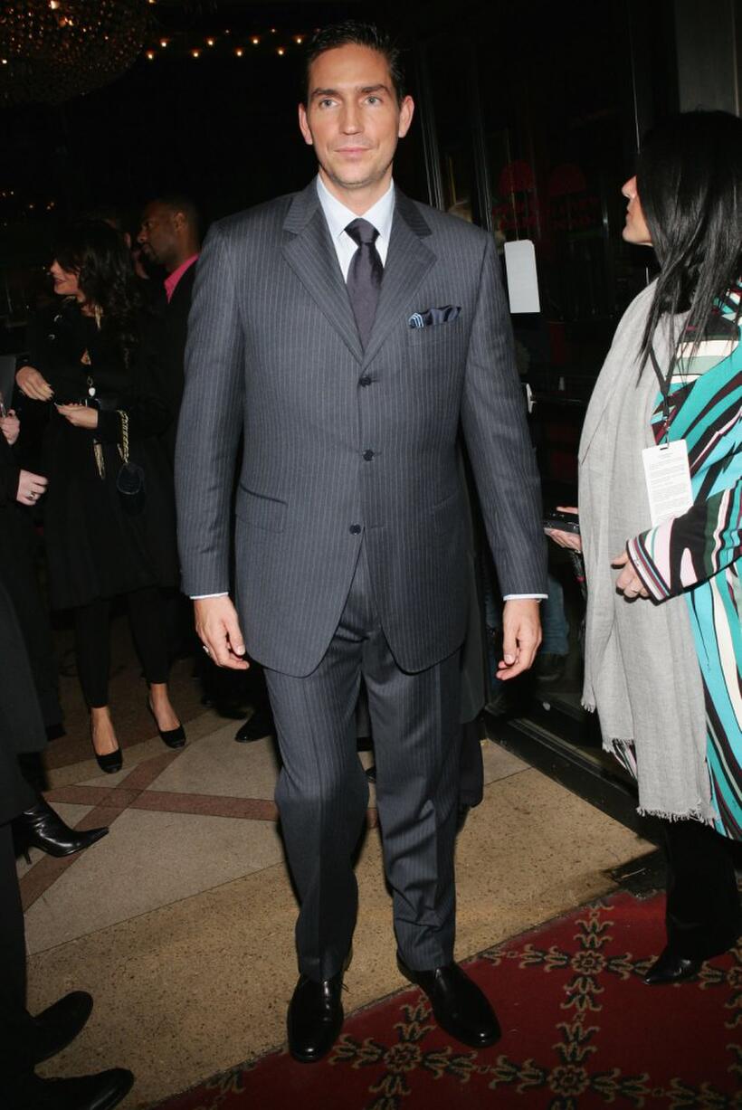 James Caviezel at the world premiere of "deja vu".