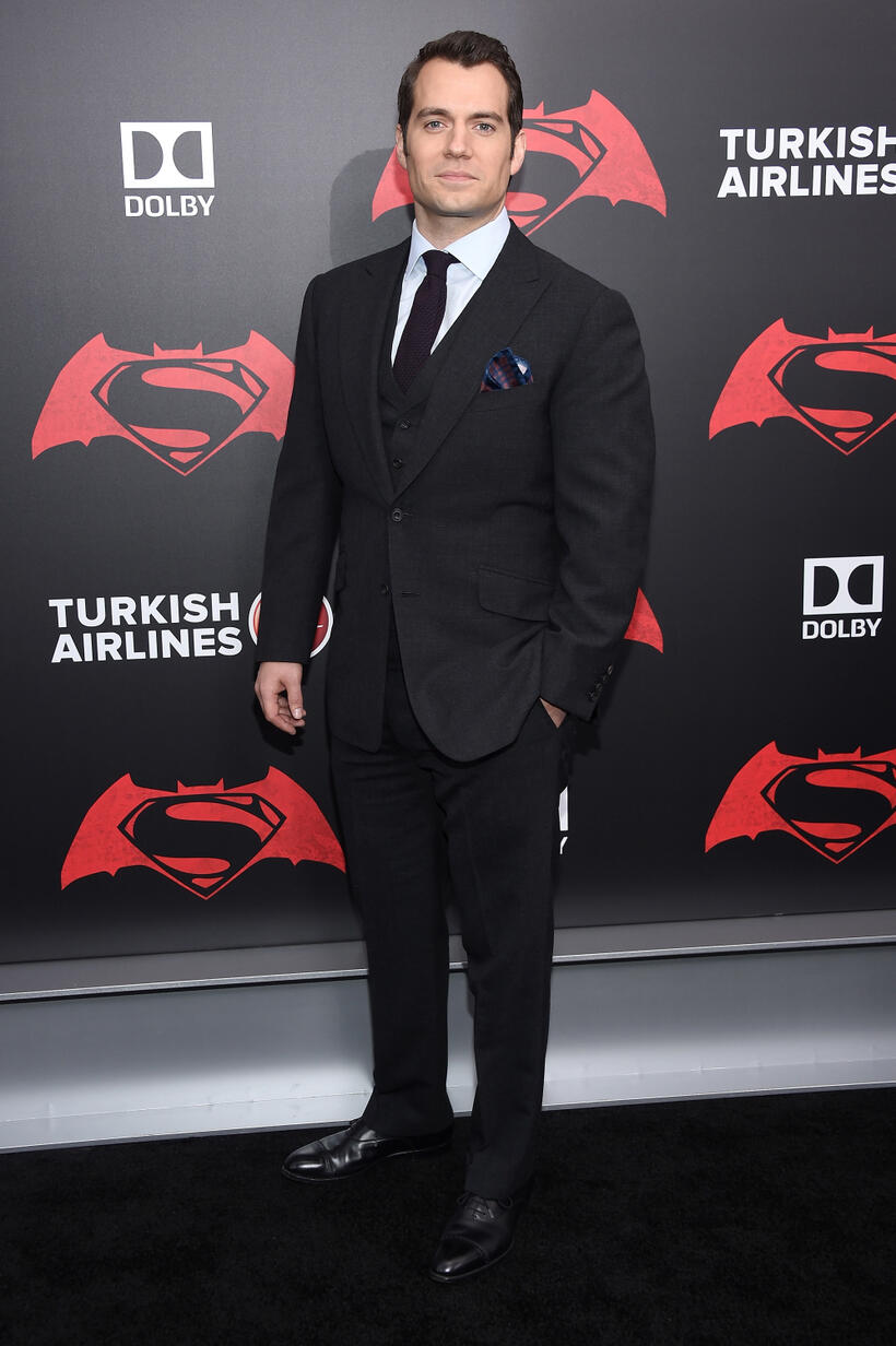 Henry Cavill at the New York premiere of "Batman V Superman: Dawn of Justice."