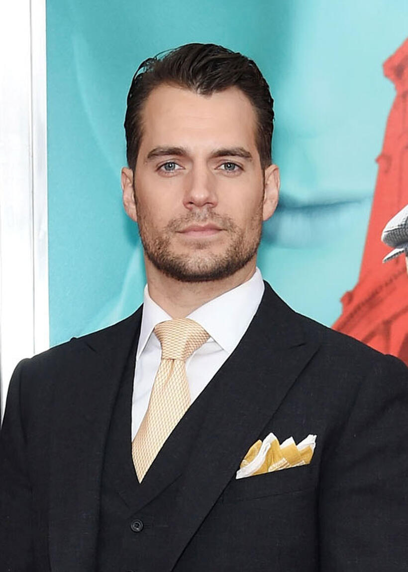 Henry Cavill at the New York premiere of "The Man From U.N.C.L.E.."