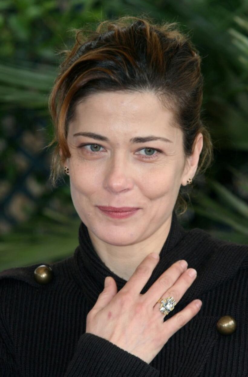 Sandra Ceccarelli at the photocall of "I Demoni Di San Pietroburgo."