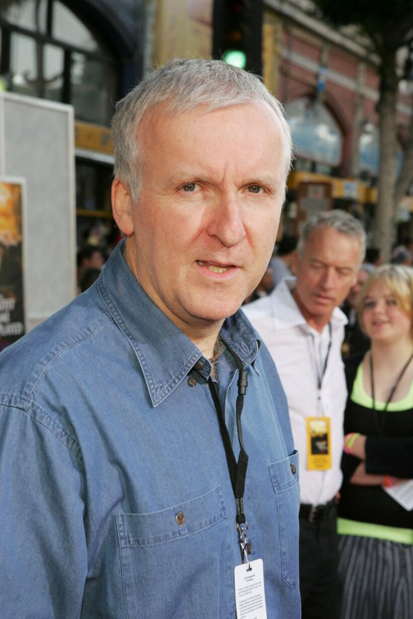 James Cameron at the premiere of Disney's "The Greatest Game Ever Played".