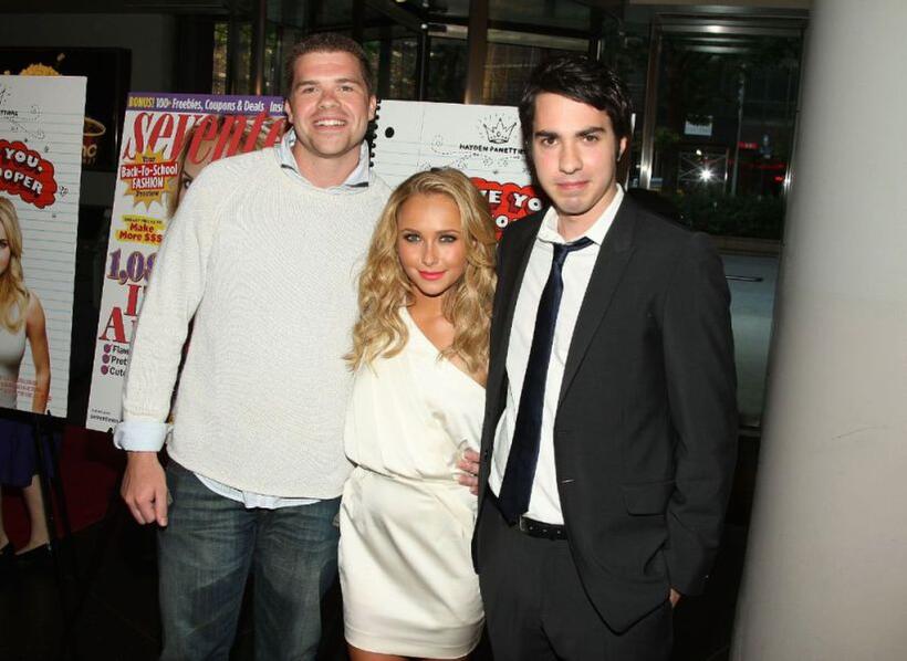 Josh Emerson, Hayden Panettiere and Jack Carpenter at the screening of "I Love You Beth Cooper."