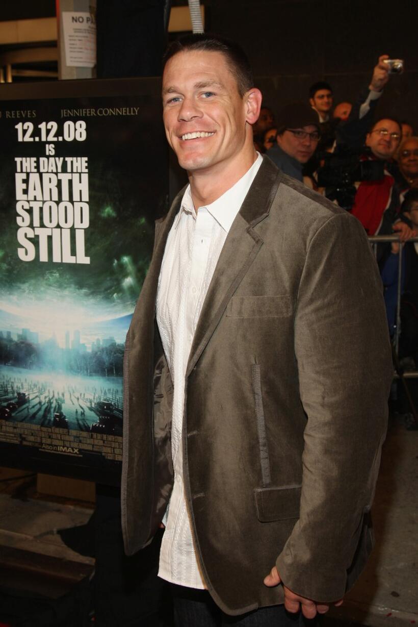 John Cena at the premiere of "The Day The Earth Stood Still."