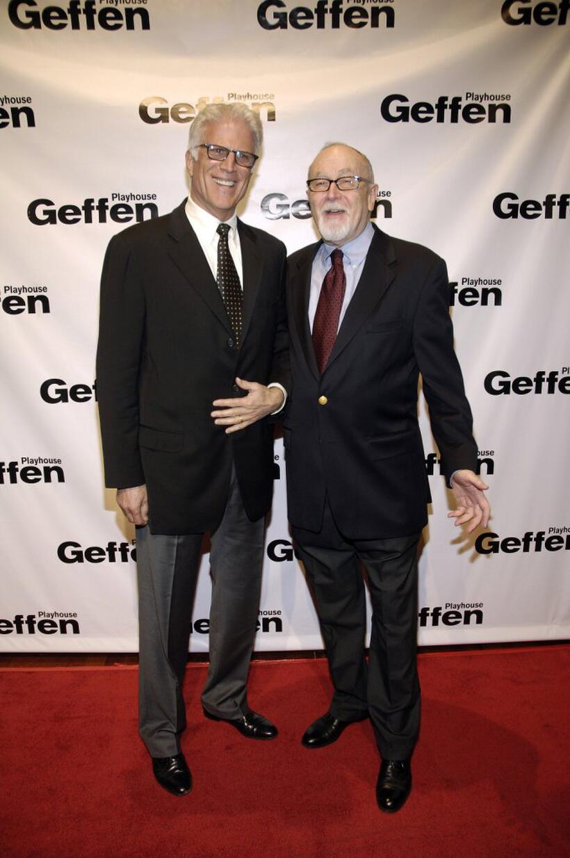 Gilbert Cates and Ted Danson at the premiere of David Mamet's play "Boston Marriage."