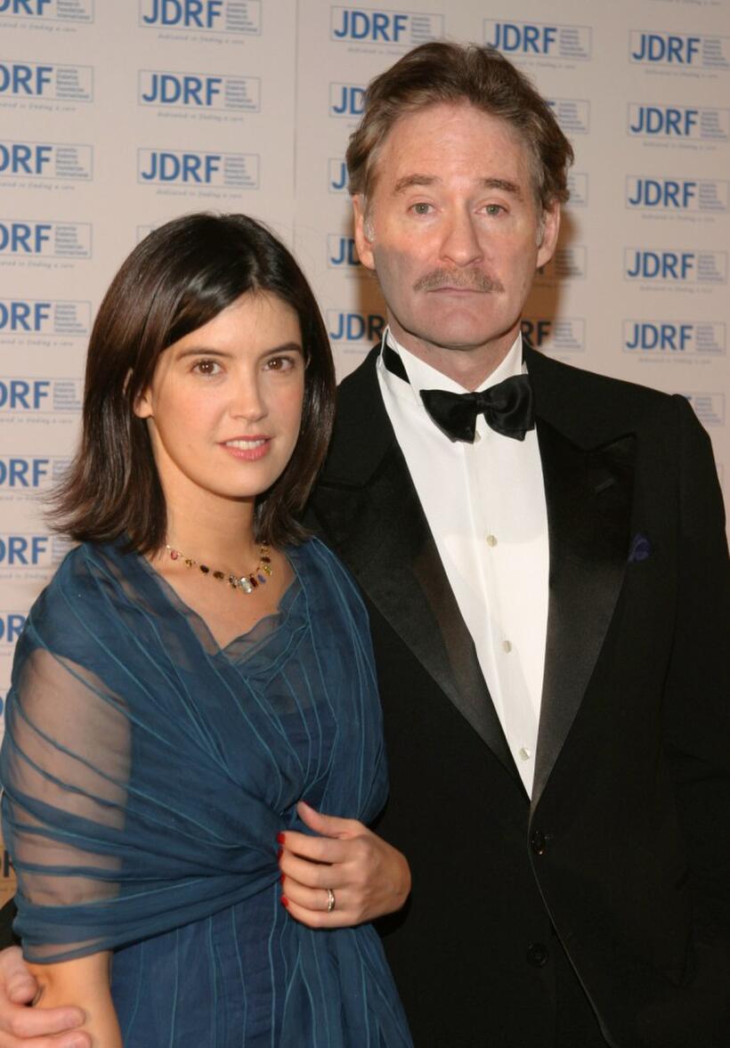 Phoebe Cates and her husband Kevin Kline at the Annual Promise Ball at the American Museum of Natural History.
